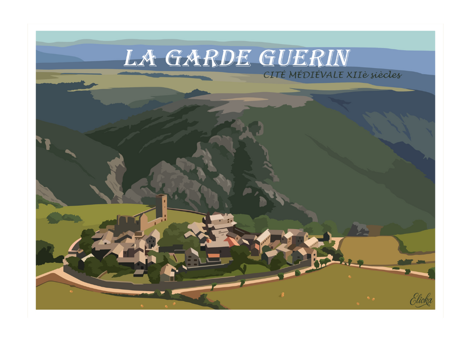 Affiche La Garde-Guérin Vintage