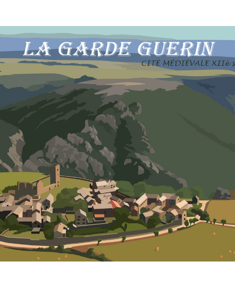 Affiche La Garde-Guérin Vintage