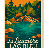 Affiche La Lauzière Lac Bleu