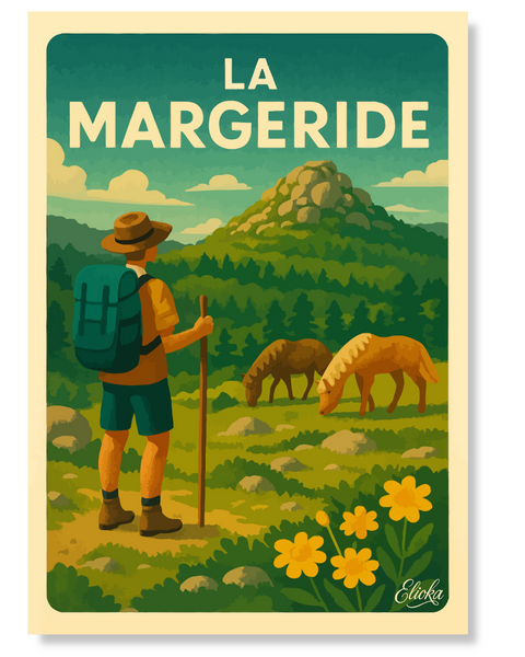 Affiche "La Margeride Lozère"