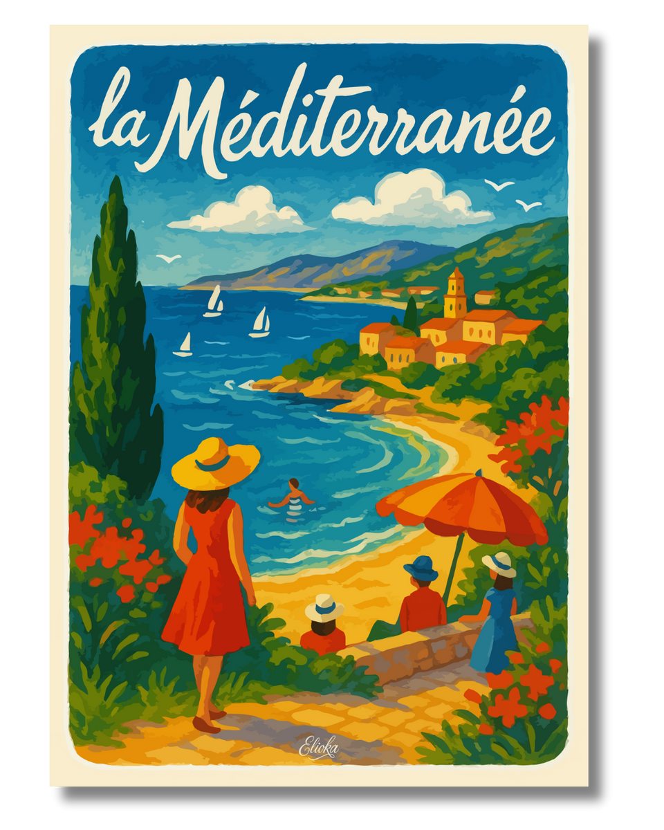 Affiche La Méditerranée