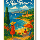 Affiche La Méditerranée