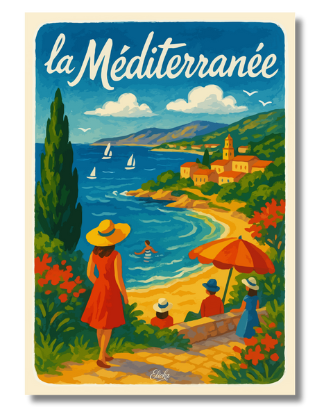 Affiche La Méditerranée