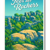 Affiche La Mer des Rochers