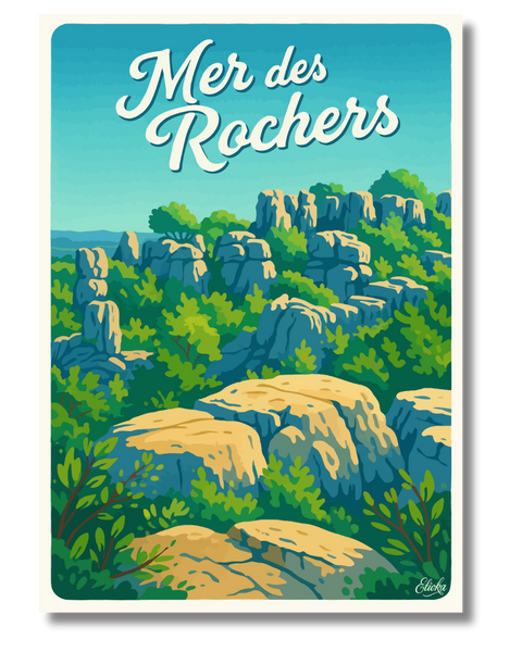 Affiche La Mer des Rochers