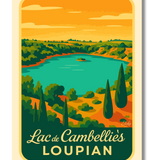 Affiche Lac de Cambelliès Loupian