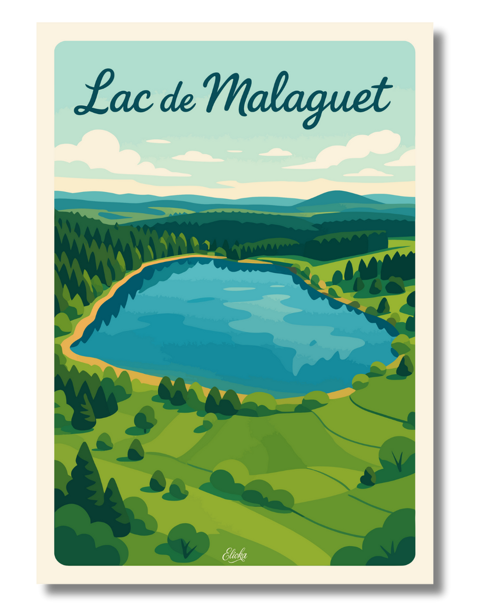 Affiche Lac de Malaguet