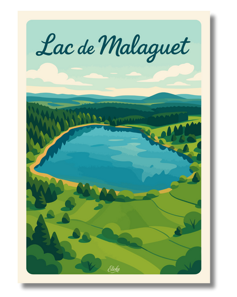 Affiche Lac de Malaguet