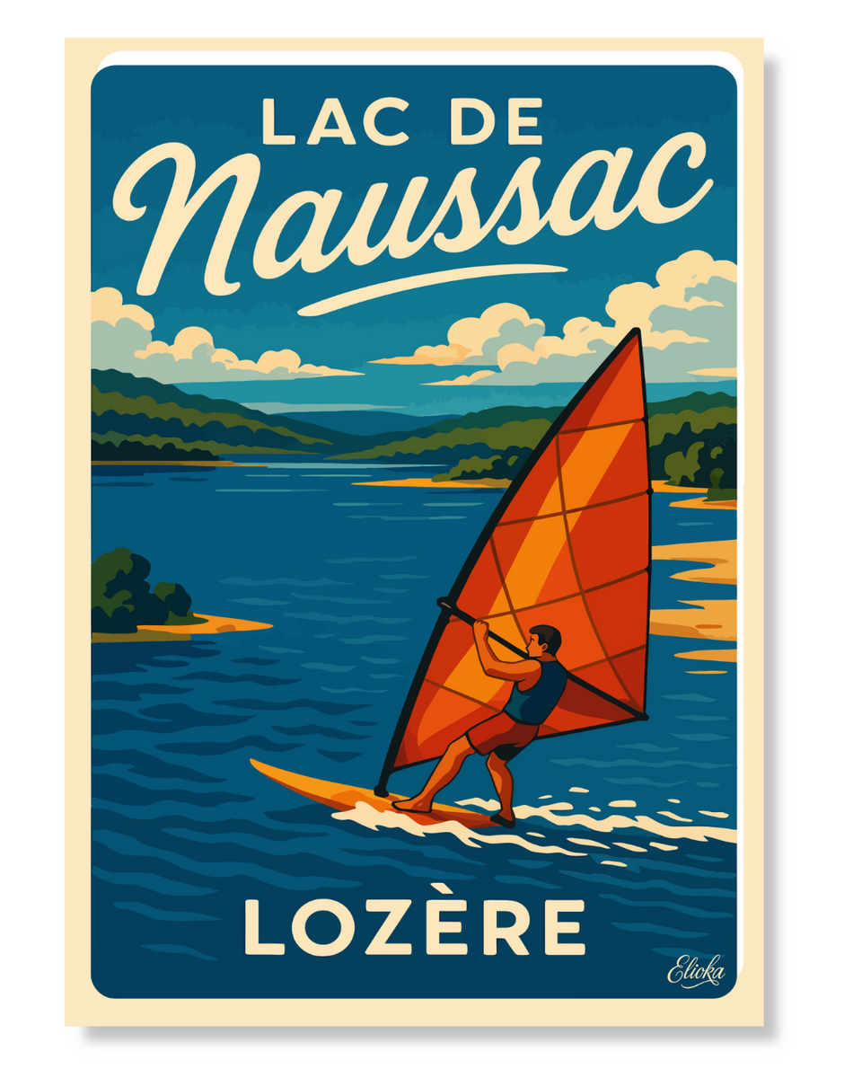 Affiche "Lac de Naussac"