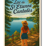 Affiche Lac de Saint-Étienne-Cantalès