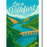 Affiche Lac de Villefort