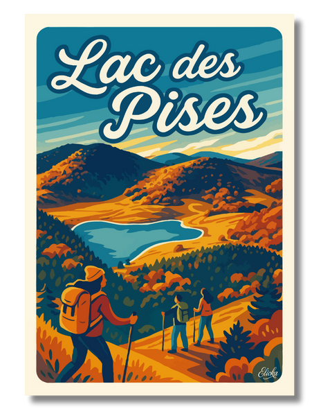 Affiche Lac des Pises