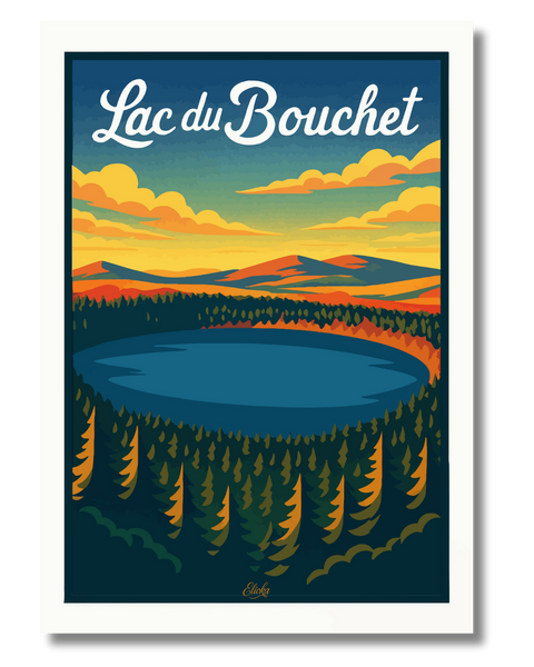 Affiche Lac du Bouchet