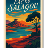 Affiche Lac du Salagou