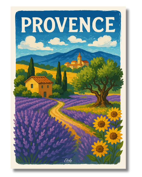 Affiche Lavande Provence