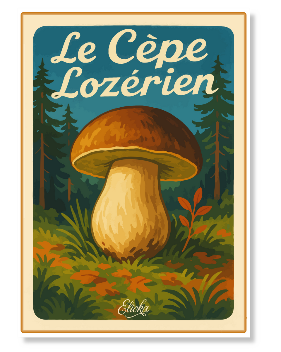 Affiche "Le Cèpe Lozérien"