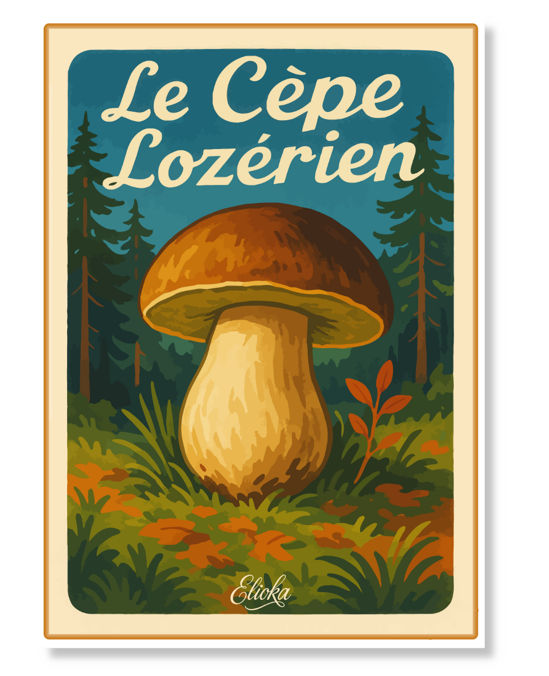 Affiche "Le Cèpe Lozérien"