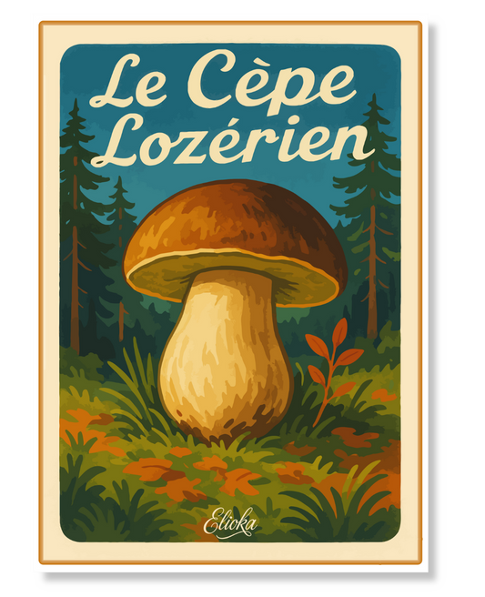 Affiche "Le Cèpe Lozérien"