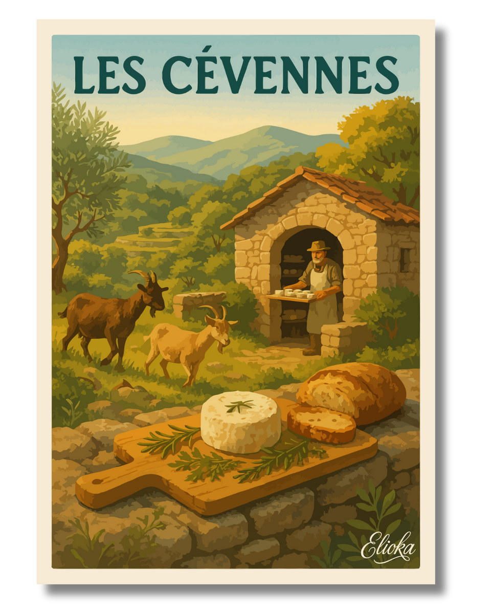 Affiche "Le Fromage des Cévennes"