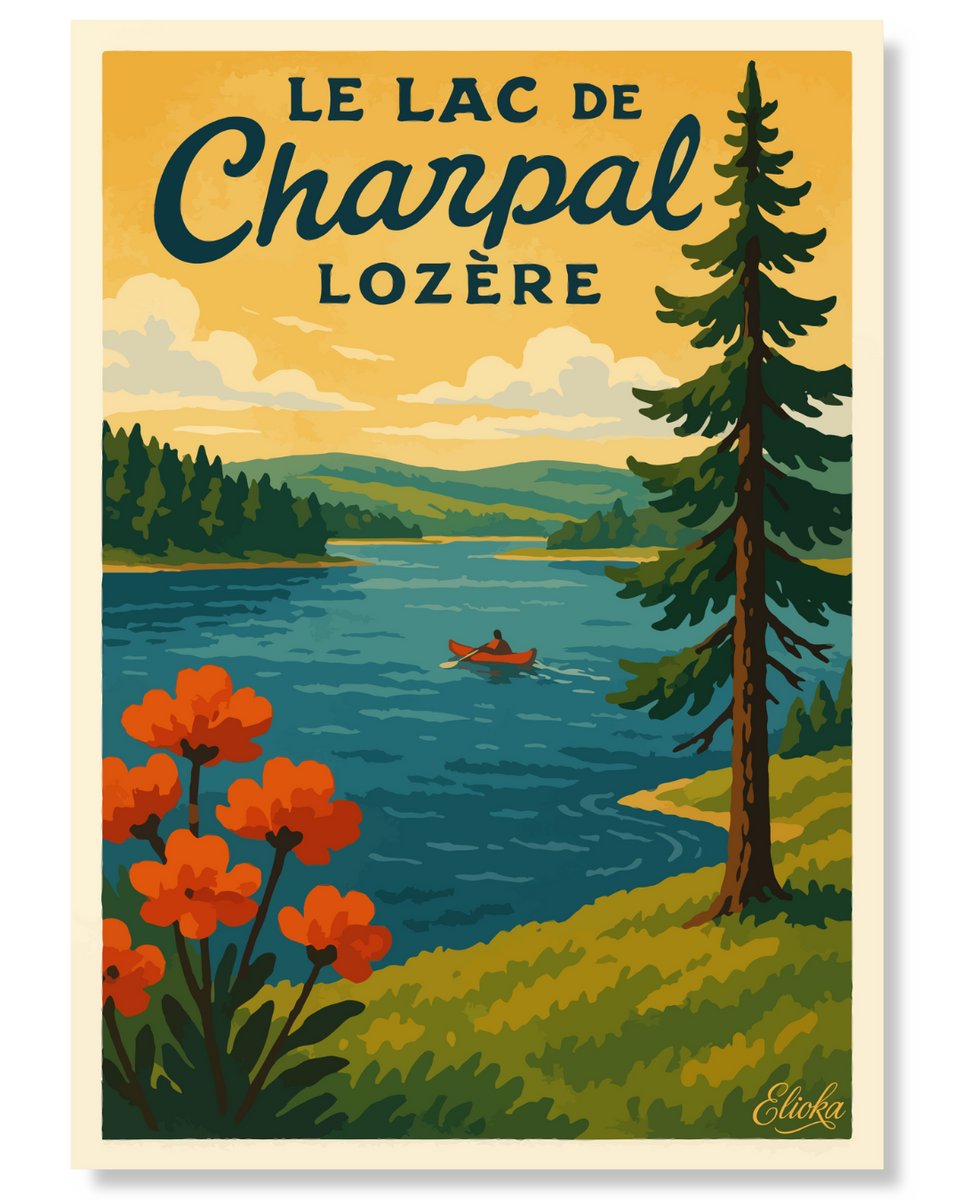 Affiche Le Lac de Charpal