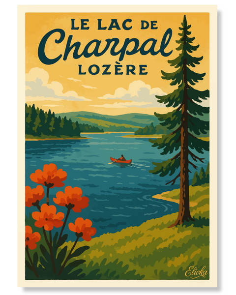 Affiche Le Lac de Charpal
