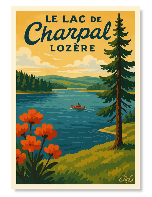 Affiche Le Lac de Charpal