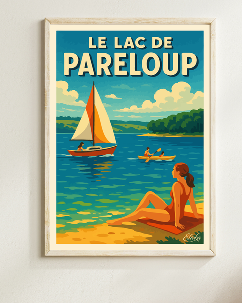 Affiche Le Lac de Pareloup 