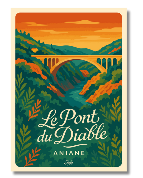 Affiche Le Pont du Diable Aniane