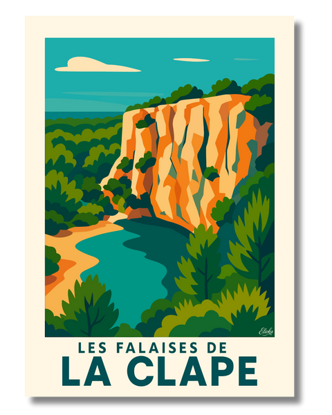 Affiche Les Falaises de la Clape