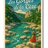 Affiche Les Gorges de la Cèze