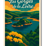 Affiche Les Gorges de la Loire