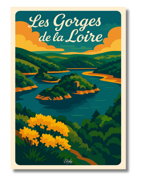 Affiche Les Gorges de la Loire