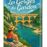 Affiche Les Gorges du Gardon