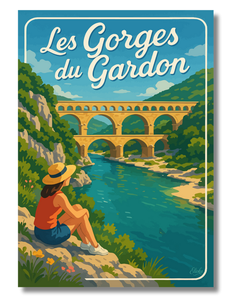 Affiche Les Gorges du Gardon