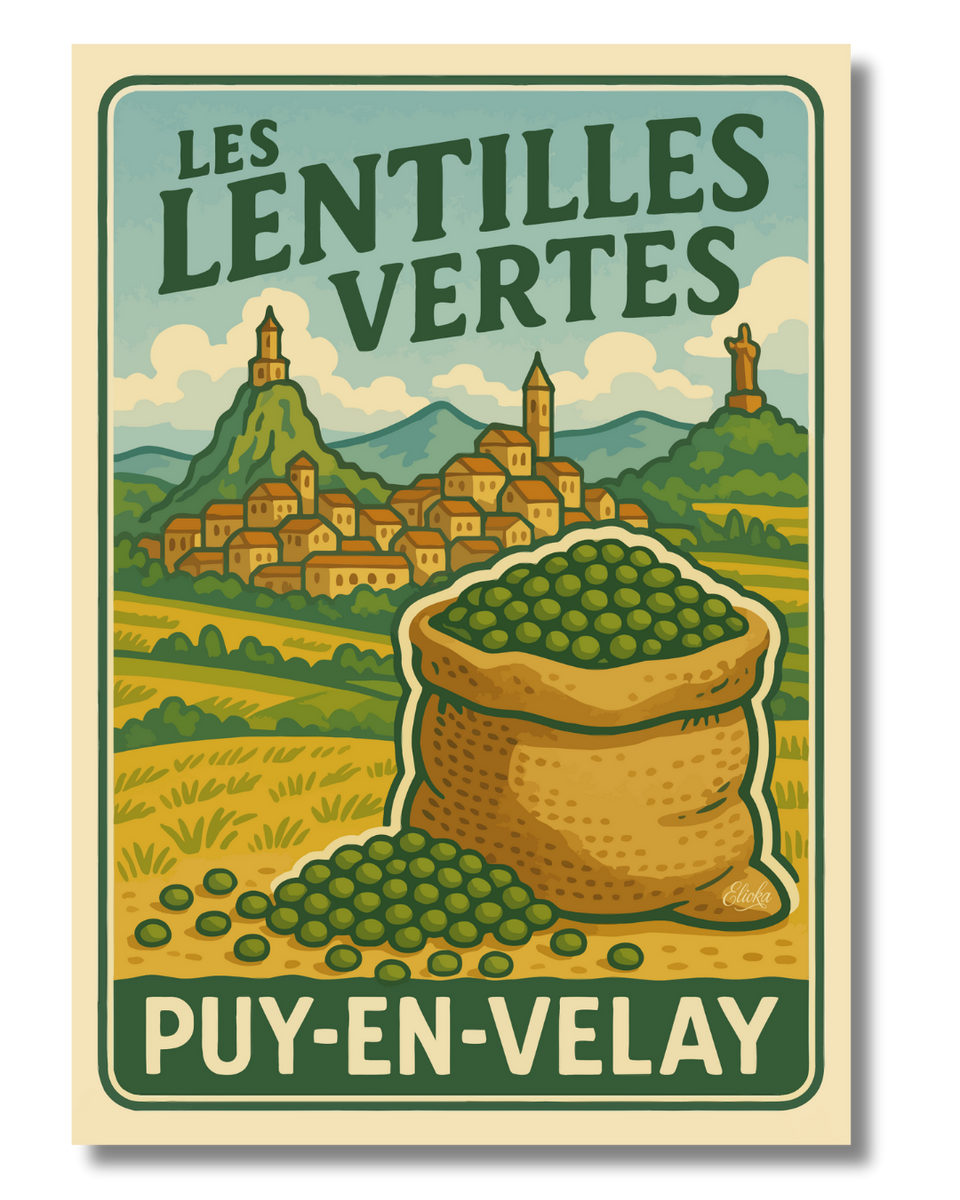 Affiche Les Lentilles Vertes – Puy-en-Velay