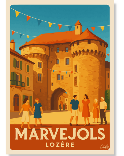 Affiche Marvejols Lozère