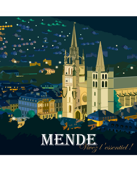 Affiche Mende Nocturne