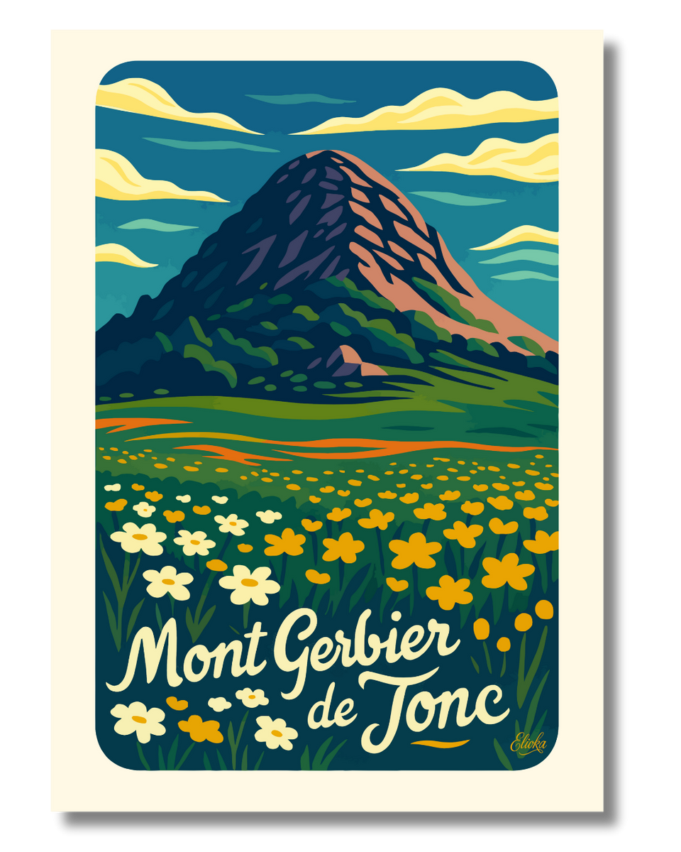 Affiche Mont Gerbier de Jonc