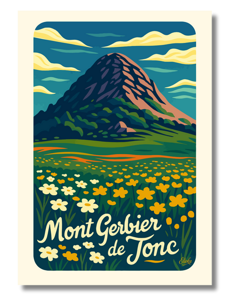 Affiche Mont Gerbier de Jonc
