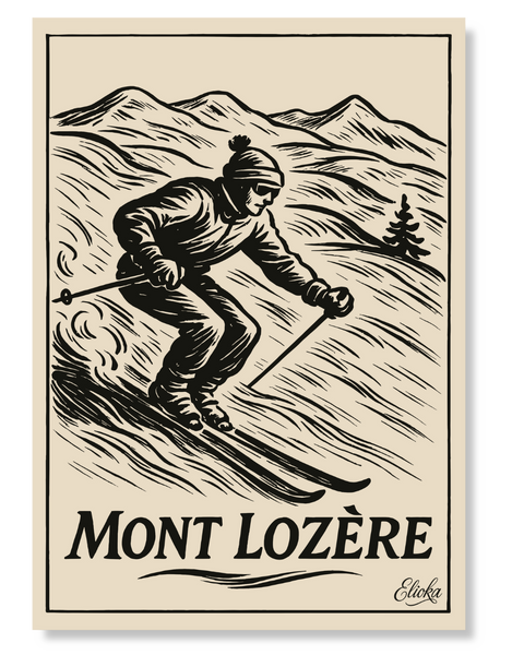 Affiche "Mont Lozère"
