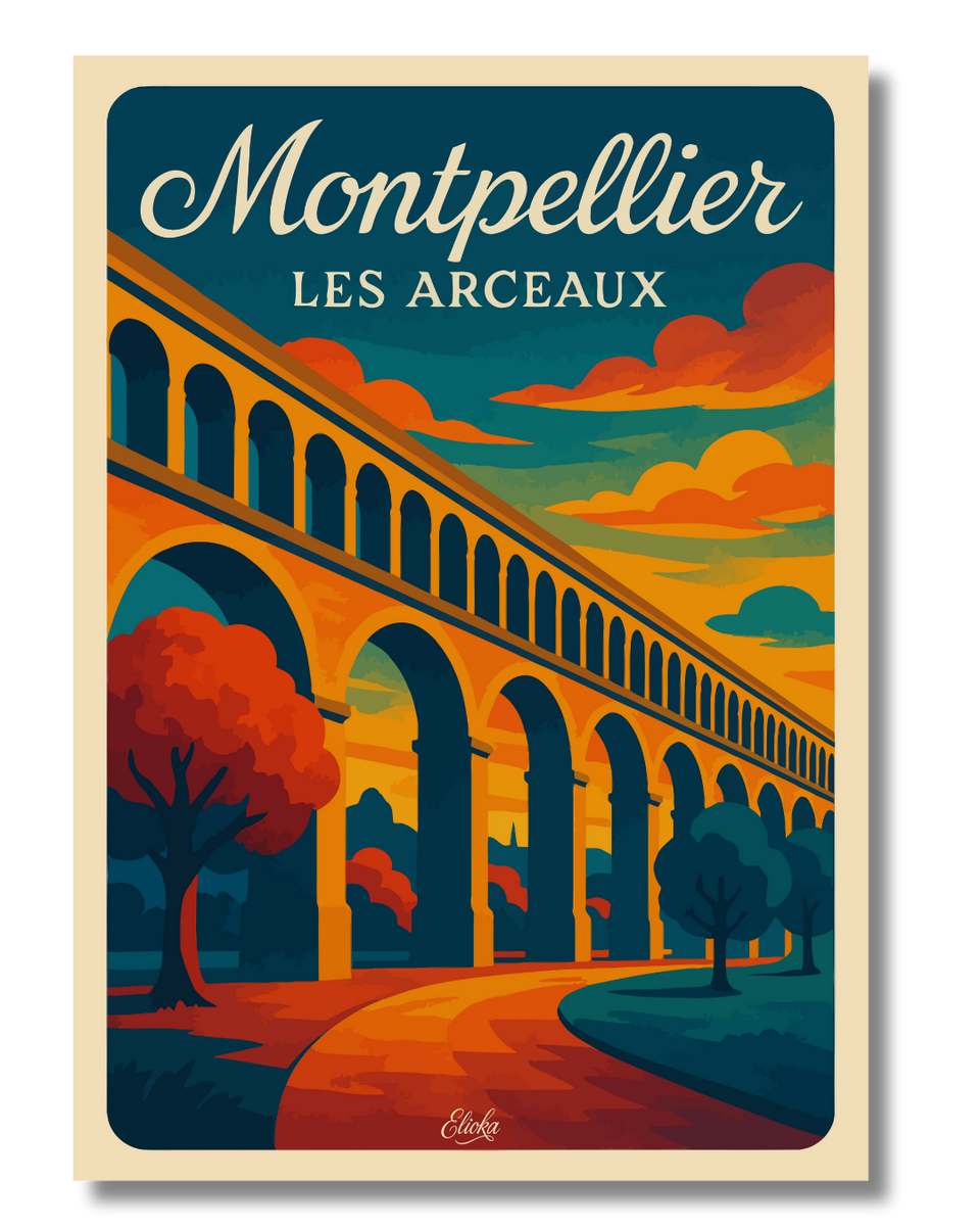 Affiche Montpellier Les Arceaux