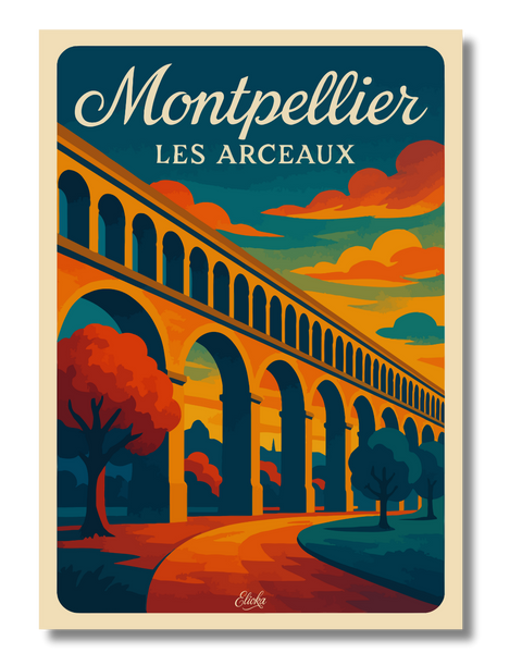 Affiche Montpellier Les Arceaux