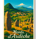 Affiche Monts d’Ardèche