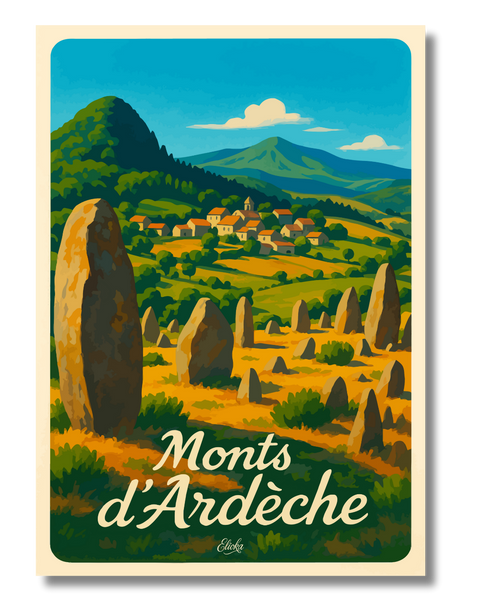 Affiche Monts d’Ardèche