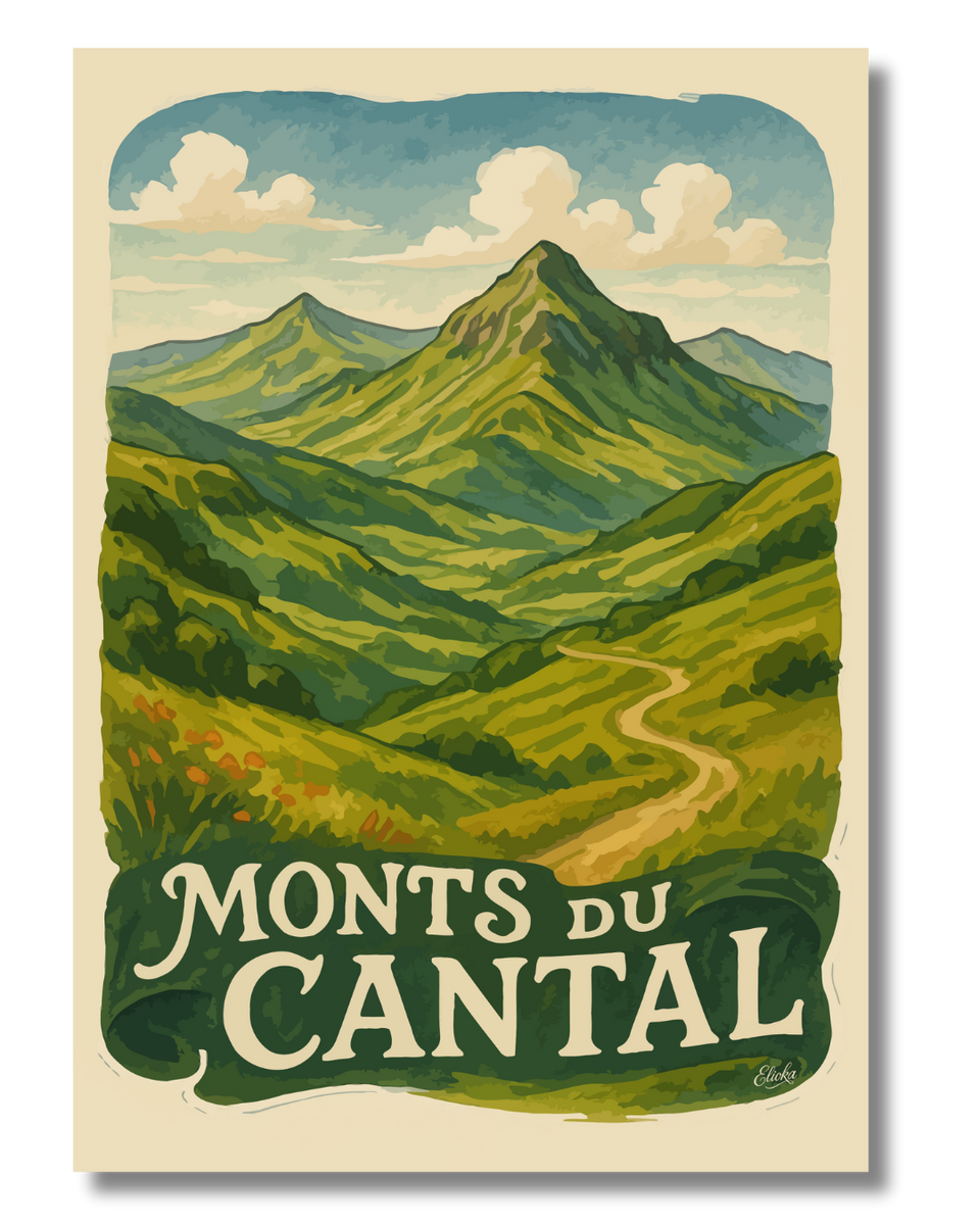 Affiche Monts du Cantal