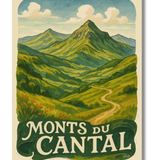 Affiche Monts du Cantal