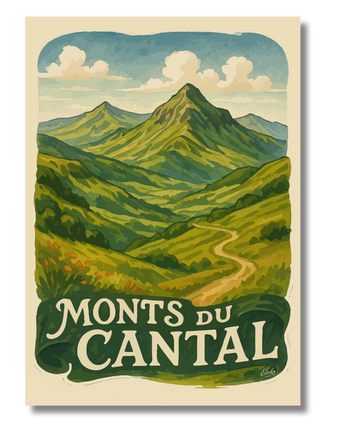 Affiche Monts du Cantal