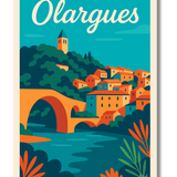 Affiche Olargues