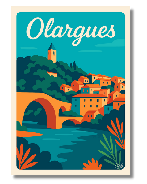 Affiche Olargues
