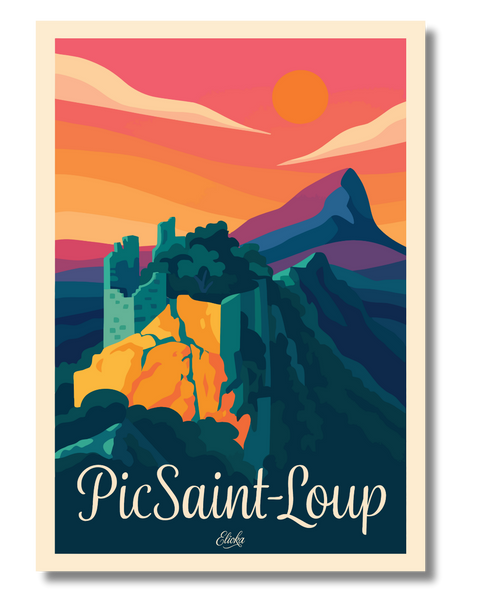 Affiche Pic Saint-Loup